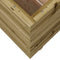 vidaXL - Plantenbak - 70x70x72,5 - cm - geïmpregneerd - grenenhout