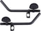 BBB Cycling AeroMax Extra Lang Ligstuur - Opzetstuur met Armsteun - Compatibel met 31.8 of 25.4 mm Fietsstuur - Zwart - BHB-60