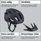 BBB Cycling Dune MIPS 2.0 Fietshelm Volwassenen - MTB Helm & Racefiets helm - Wielrenhelm - Fietshelm Dames - Fietshelm Heren - Mat Zwart - Maat S - BHE-22B