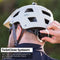 BBB Cycling Nanga MTB Helm Heren & Dames - Fietshelm Volwassenen - Mountainbike Helm - Mat Grijs/Wit - Maat L - BHE-54