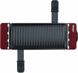 WEASY TAK12 - Aansluitbare 2-persoons raclettemachine - 400W - Antiaanbaklaag - Rood