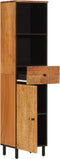 vidaXL - Badkamerwandkast - 38x33x160 - cm - massief - acaciahout
