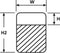 HellermannTyton 550-14014 RO201REF-100-WH Kabeletiket RiteOn 12.70 x 12.70 mm