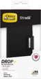 Otterbox - Strada Case wallet hoes - Geschikt voor Samsung Galaxy S22 Plus / S22+ - Zwart + Lunso Tempered Glass