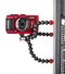 JOBY GorillaPod Magnetic 325 - Mini-tripod - Flexibele poten met magneetvoetjes - Zwart Rood Antraciet