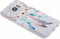 Hoesje Geschikt voor Samsung Galaxy S7 Hoesje Siliconen - Design Backcover siliconen - Transparant / Meerkleurig / Dream Catcher Feathers