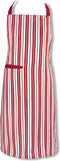 KOOK Schort Streep - Rood - 70x90 cm