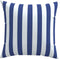 vidaXL - Sierkussens - 4 - st - gestreept - 50x50 - cm - stof - blauw - en - wit