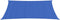 vidaXL - Zonnezeil - 160 - g/m² - 2,5x3,5 - m - HDPE - blauw
