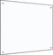 vidaXL - Spatscherm - keuken - 70x60 - cm - gehard - glas - transparant