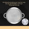 Royalty Line® SP7 Pannenset Inductie - 8 Delige Diepe Pannensets - Kookpotten - 3.5 / 4.5 / 6/ 8 Liter Soepppan - Kookpannen Voor Alle Warmtebronnen - RVS