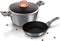 Berlinger Haus Pannenset Moonlight 24 Cm Rvs Grijs 3-delig