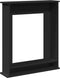 vidaXL - Haardombouw - 75x20x87,5 - cm - bewerkt - hout - zwart