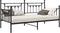 vidaXL - Ligbed - Frame - Zwart - 100x190 - cm - Staal