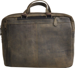 Berba Leren Convertible Rugtas 15.6 inch Barbarossa 826-153 Groen