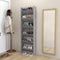 vidaXL - Wandschoenenkasten - 2 - st - 60x18x90 - cm - spaanplaat - betongrijs
