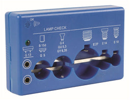 Velleman Lamptester, met hoorbare en visuele indicator, geschikt voor G13, B15d/G5, G4/GU5.3/GY6.35, E27, E14, E10