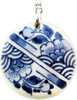 Medaillon Royal Delft rond streep