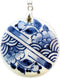 Medaillon Royal Delft rond streep