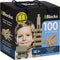 BBlocks bouwplankjes blank, 100 stuks