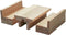 BBlocks bouwplankjes blank, 100 stuks