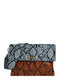Pieces Cross Body Bag - Crossbodytas - Snake print - Winter Sky