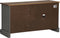 vidaXL - Tv-meubel - HALDEN - met - schuifdeur - grijs - 110x40x60 - cm - massief - hout