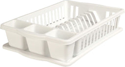 Afdruiprek incl. plateau 495x260x88mm - wit.
