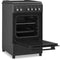 Everglades EVCK5110 - Vrijstaand Elektrisch Fornuis - 4 Kookzones - Oven 48 Liter - 50 CM