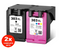 HP 303XL - Inktcartridge Set - 2 complete sets - Zwart Cyaan Magenta Geel (2 stuks)