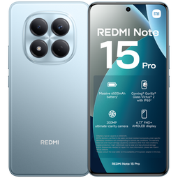 Xiaomi Redmi Note 15 Pro - Smartphone - 8GB RAM 256GB opslag 200 MP camera - Blauw