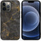 iMoshion Hoesje Geschikt voor iPhone 13 Pro Hoesje Siliconen - iMoshion Design hoesje - Zwart / Black Marble