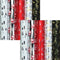 CHAMONIX Metallic kerstpapier - cadeaupapier - 10 rollen 150 x 70 cm - multikleur (10 stuks)