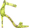 GUESS Kahlua2 - Dames Sandalen - Neongele slangenprint - Geel - Maat 37