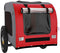 vidaXL - Hondenfietstrailer - oxford - stof - en - ijzer - rood - en - grijs