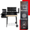 BBQ Collection 2-in-1 Smoker BBQ - Houtskool Barbeque - Buitenkeuken Barbecue - Grill en Smokerbarbecues - 104 x 58 x 114 cm