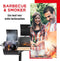 BBQ Collection 2-in-1 Smoker BBQ - Houtskool Barbeque - Buitenkeuken Barbecue - Grill en Smokerbarbecues - 104 x 58 x 114 cm