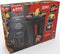 BBQ Collection 3-in-1 Vuurkorf en Grillplaat - Tuinhaard 61 x 90 cm - met Teppanyaki Bakplaat - Plancha BBQ met Brandhout Opslagplaats - Vuurkorf voor Buiten - Metaal