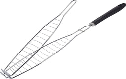 BBQ Collection/barbecue vis grill klem rooster - metaal - 58 x 11 cm - Visgrill rooster