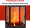 BBQ Collection Houtkachel met Schoorsteen - Tuinhaard 194 x 44 x 47 cm - Terrashaard met Vonkenscherm - Terraskachel met As-Opvangbak en Brandhout Opslag - Houtkachel Tuin - Carbon Staal