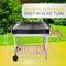 BBQ Collection Houtskool Barbecue - BBQ met Tafel - Buitenkeuken Barbeque in Hoogte Verstelbaar - 98 x 56 x 85 cm