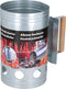BBQ Collection Houtskoolstarter - BBQ Starter voor Houtskool en Briketten - 27 x 16 CM - Brikettenstarter - Snel de Barbecue Aansteken - Hittebestendig Handvat - Metaal - Zilver