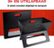 BBQ Collection Tafel BBQ Houtskool - Camping BBQ - Opvouwbare en Draagbare Barbeque - Barbecue met Losse Vuurschaal en Grillrooster - 46 x 36,5 x 28 cm