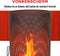 BBQ Collection Vuurkorf met Vonkenscherm - Tuinhaard 44,5 x 72,5 cm - Buitenhaard met Pook - Houtkachel voor Tuin en Terras - Vuurschaal voor Buiten - Carbon Staal
