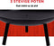 BBQ Collection Vuurschaal Ø60 cm - Vuurkorf voor Buiten met Handvaten - Tuinhaard op Brandhout - Terrashaard 3 Poten - Tuinkachel voor Kampvuur - Terraskachel - Carbon Staal