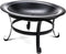 BBQ Collection Vuurschaal - Vuurkorf met Vonkenscherm - Buitenhaard 77 x 17 x 76 cm - Tuinhaard met Handvaten - Terrashaard voor Brandhout - Terras- en Tuinkachel voor Kampvuur - Carbon Staal