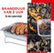 BBQ Collection Wegwerp BBQ - Houtskool Barbecue - Mini Tafel BBQ voor Camping of Picknick - 31x 24 x 4,8 CM
