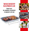 BBQ Collection Wegwerp BBQ - Houtskool Barbecue - Mini Tafel BBQ voor Camping of Picknick - 31x 24 x 4,8 CM