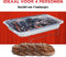 BBQ Collection Wegwerp BBQ - Houtskool Barbecue - Mini Tafel BBQ voor Camping of Picknick - 31x 24 x 4,8 CM