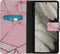 iMoshion Hoesje Geschikt voor Google Pixel 7a Hoesje Met Pasjeshouder - iMoshion Design Softcase Bookcase - Roze / Pink Graphic